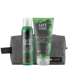 Cuidados Masculinos Shampoo e Desodorante Caf&eacute; Verde